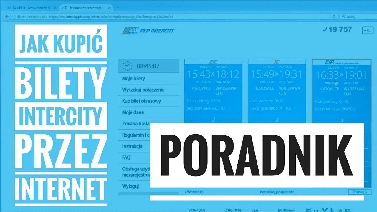 Jak kupić bilet miesięczny PKP przez internet bez zbędnych problemów