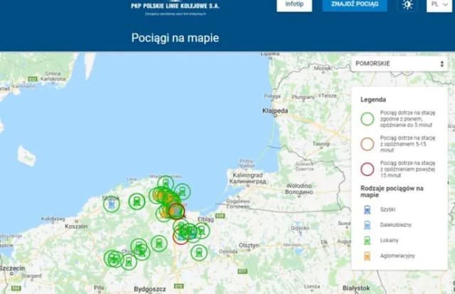 Gdzie jest pociąg mapa – śledź lokalizację pociągów w czasie rzeczywistym